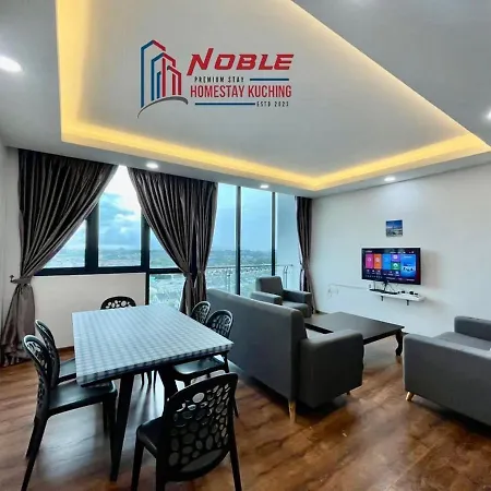 Noble Vivacity Jazz 2 Cozy City View 8Pax Kuching Exterior photo
